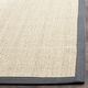 preview thumbnail 19 of 38, SAFAVIEH Natural Fiber Edle Border Sisal Rug
