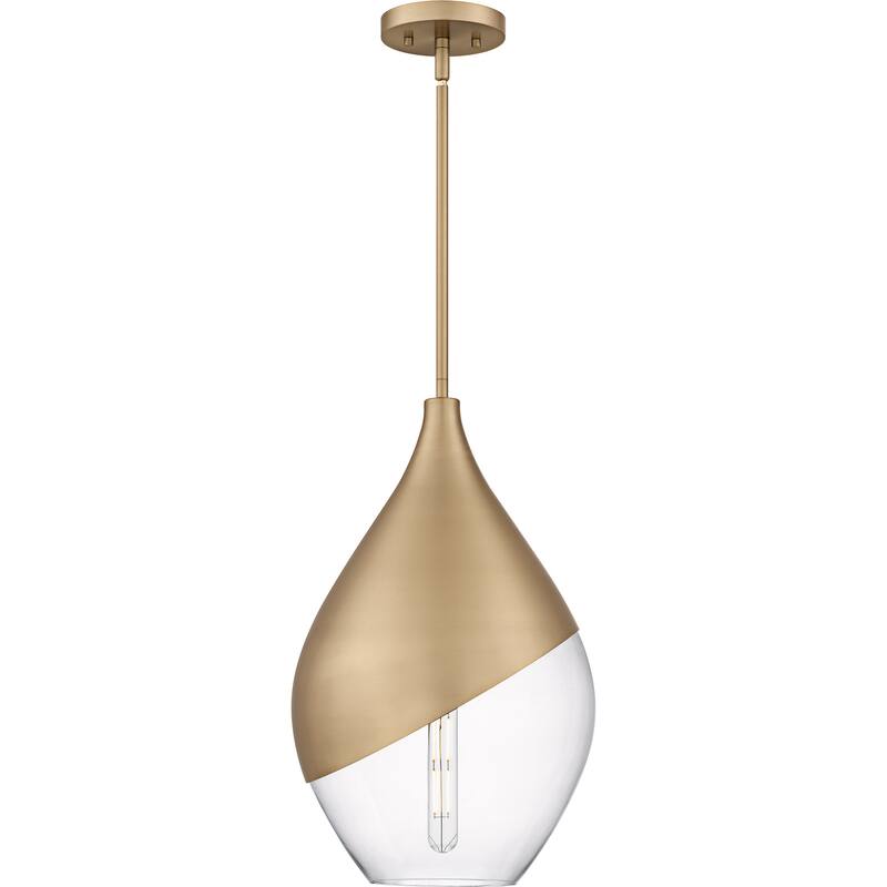 Drover 1-Light Bronze Gold Pendant