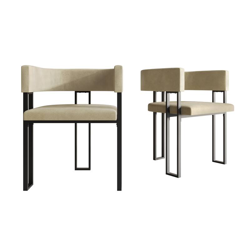 CraftPorch 2 Pieces Contemporary Dining Chair Set