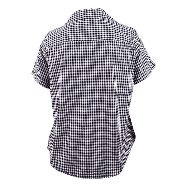 gingham shirt plus size