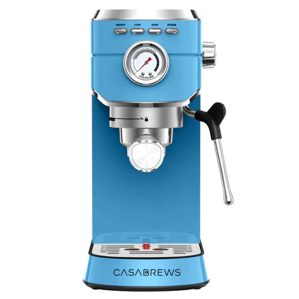 CASABREWS Professional 20 Bar Espresso Machine with Milk Frothing System Baby Blue N A