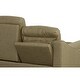 preview thumbnail 2 of 9, Forte 57" Genuine Leather Round Arm Reclining Loveseat