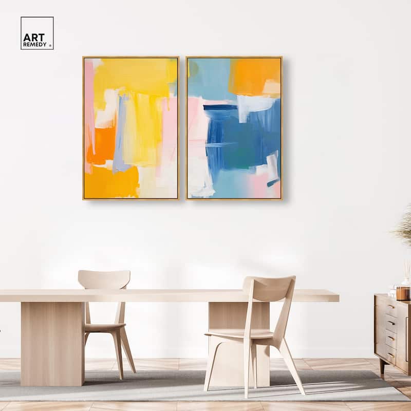 Skyward Radiance I Canvas Set of 2 by Art Remedy