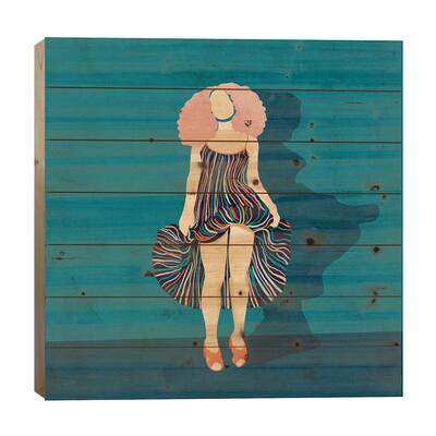 Blake Print On Wood by Reyna Noriega - Multi-Color