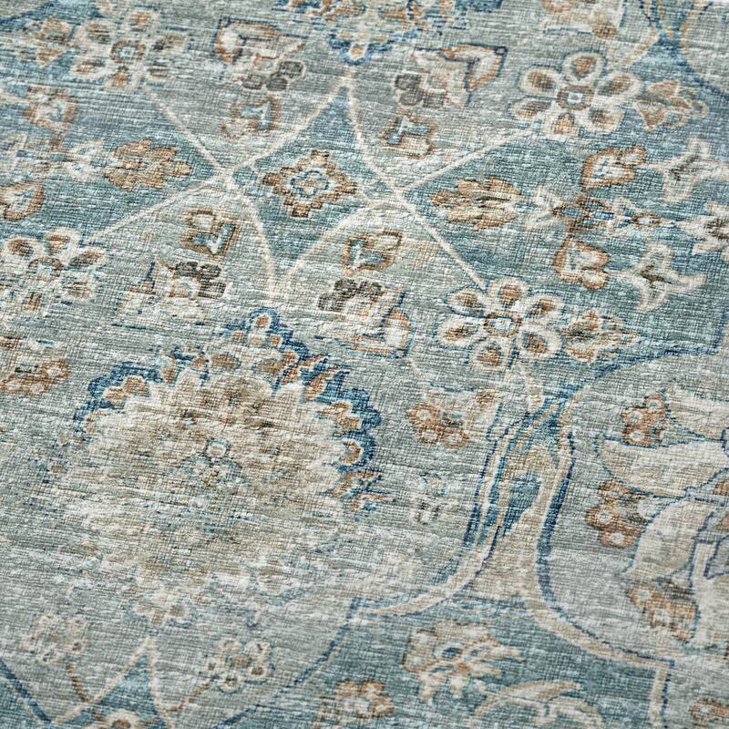 Premium Machine Washable ASB95 Traditional Persian Sherpa Throw Blanket