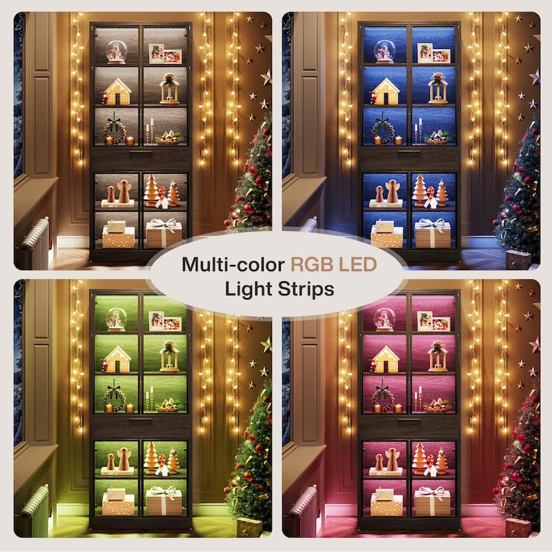 71-inch Tall Display Cabinet