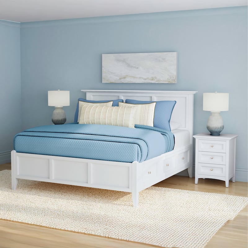 Simply Solid Evalie Storage Bedroom Set