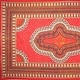 preview thumbnail 8 of 7, Handmade 100% Cotton Dashiki Tapestry Tablecloth Bedspread Coverlet Twin Orange