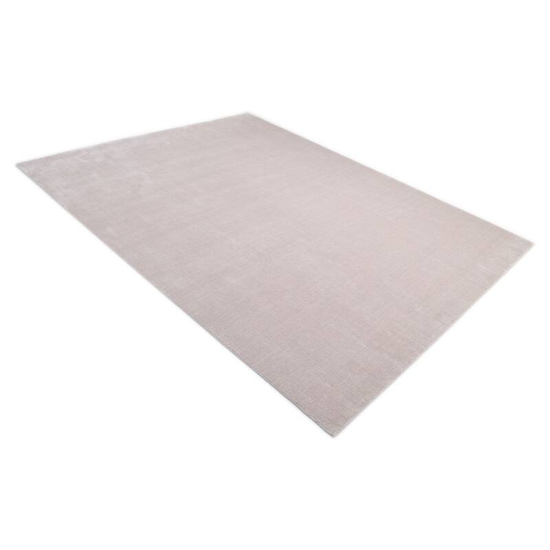 Overton Handmade Modern Contemporary Solid Area Rug