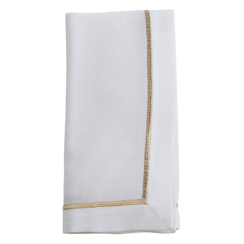 Embroidered Line Design Napkin (Set of 4)