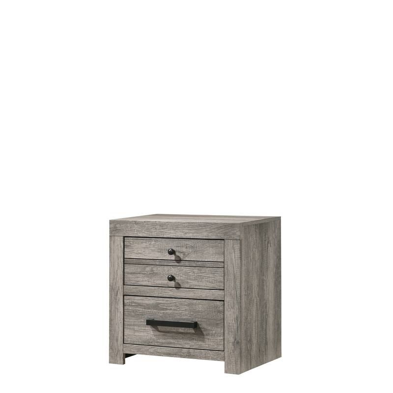 Perrine Gray Platform Bed