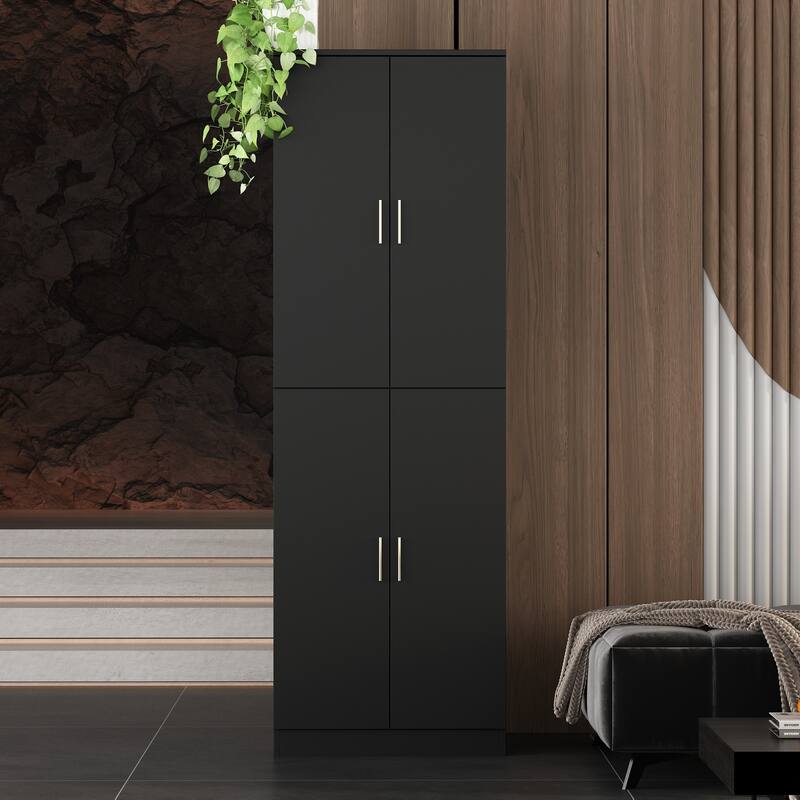 70.9"H Buffet Storage Cabinet Adjustable Shelf
