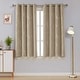 preview thumbnail 15 of 106, Deconovo Silver Line 52 Width Curtain Panel Pair (2 Panel) W52" x L45" - Khaki