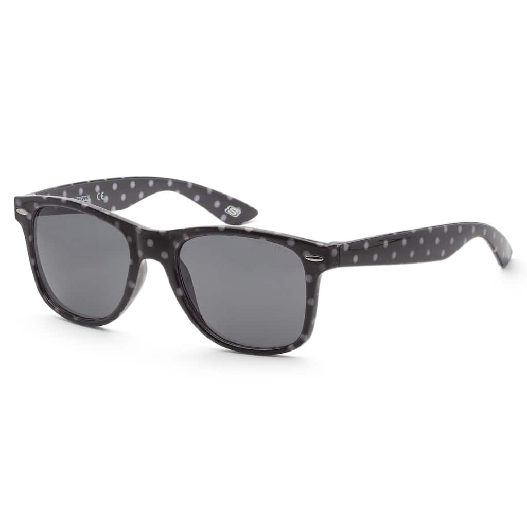 Skechers Women's 54mm Spotted Black Sunglasses