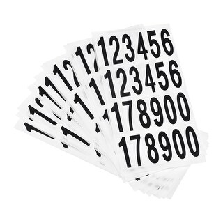 Mailbox Numbers Sticker Label Self Adhesive 12.5x38mm, Pack ...