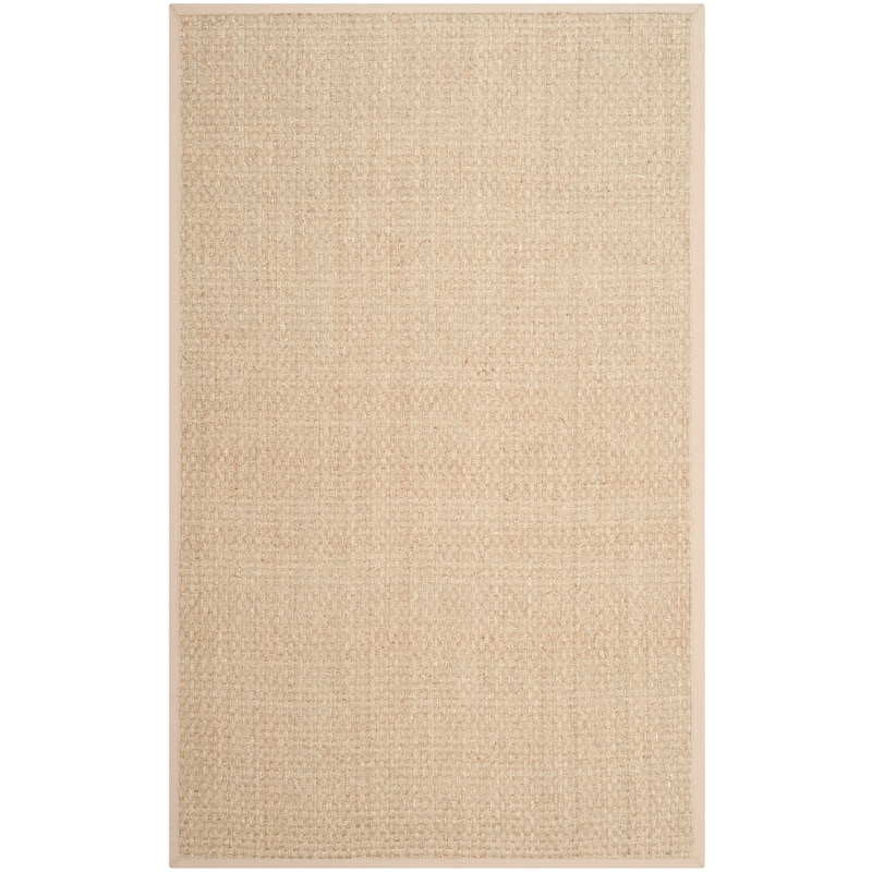 SAFAVIEH Natural Fiber Marina Basketweave Seagrass Rug
