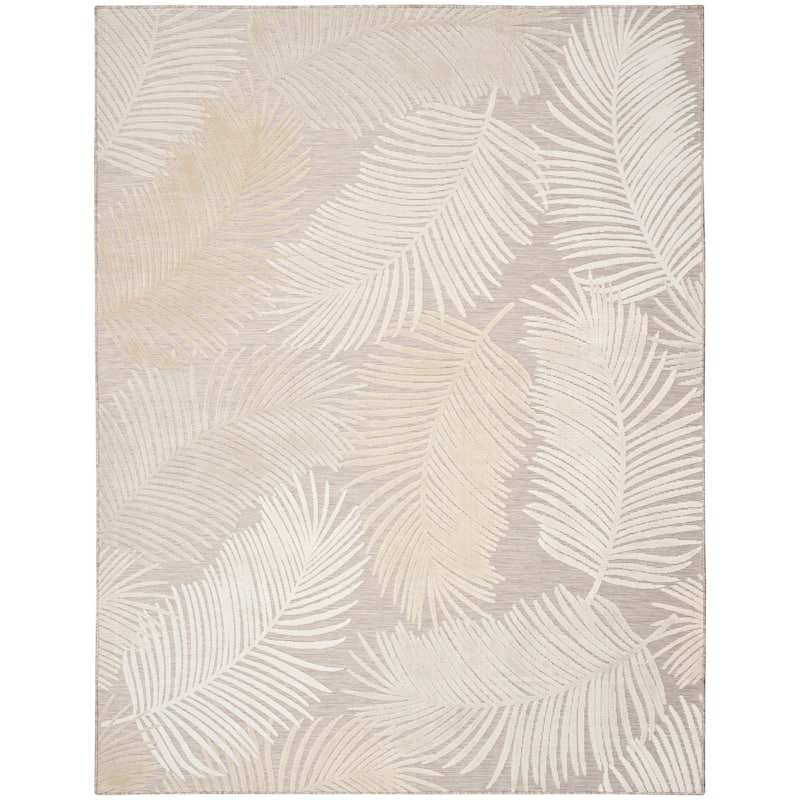 Nourison Suncoast Indoor/Outdoor Nature Area Rug.