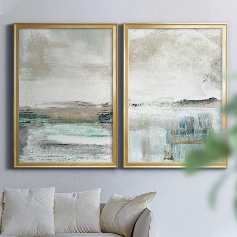 Summer Teal I Premium Framed Print - Ready to Hang - Multi-Color