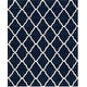 preview thumbnail 91 of 145, SAFAVIEH Hudson Shag Ariola Trellis 2-inch Thick Rug 10' x 14' - Navy/Ivory