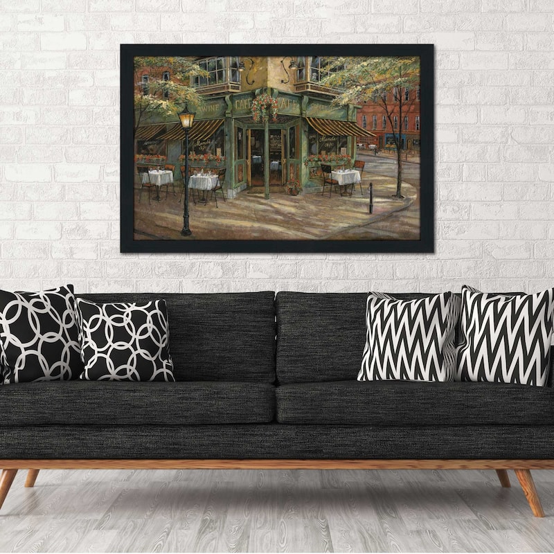 "Mandis Cafe" by Ruane Manning Print on Acrylic