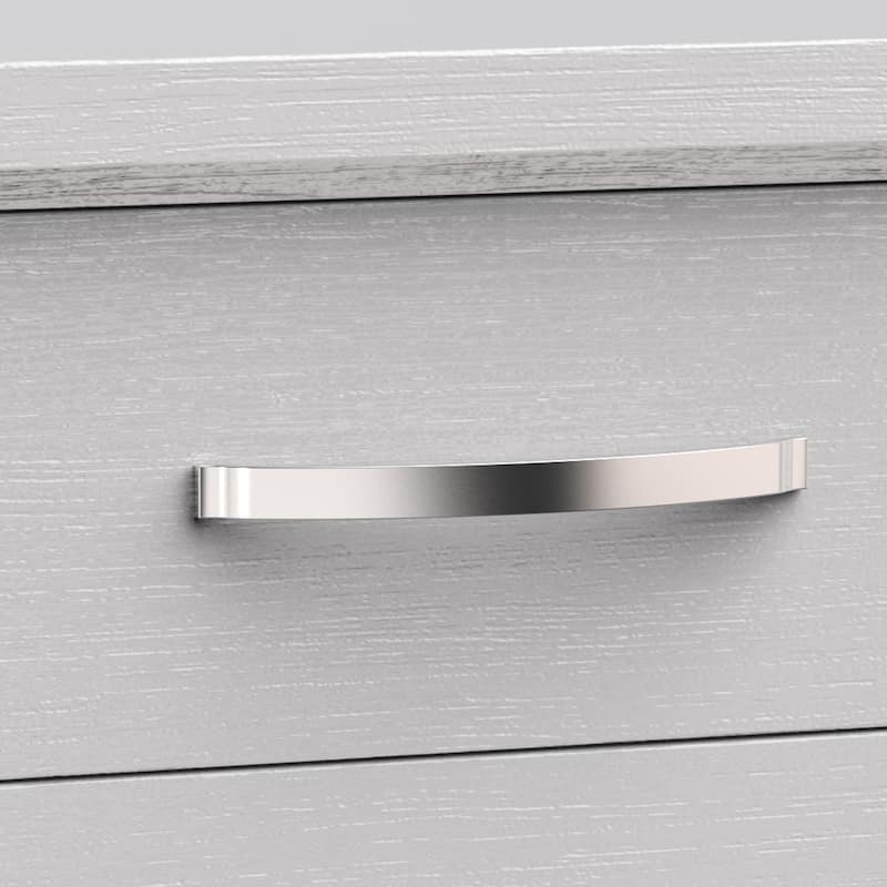 Modern White 2 - Drawer Nightstand
