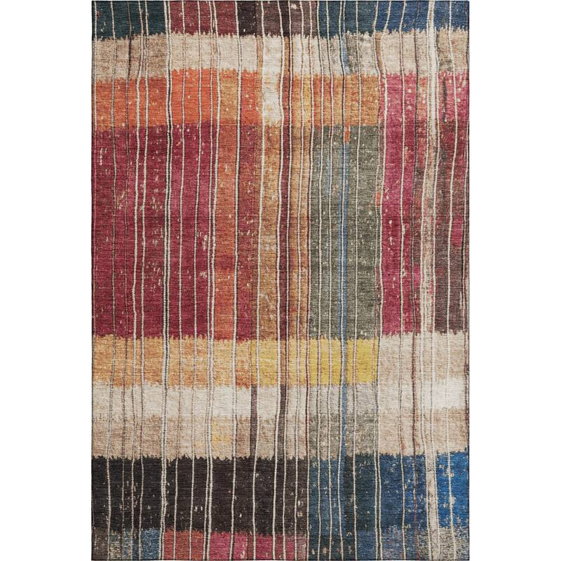 Premium Washable Super Soft Global Stripes Mayfield Rug
