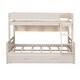preview thumbnail 32 of 34, Twin Over Full Bunk Bed with Shelves and Trundle - Practical for Families
