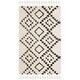 preview thumbnail 3 of 13, SAFAVIEH Moroccan Fringe Shag Duyen 2-inch Thick Rug 3' x 5' - Cream/Charcoal - Rectangle