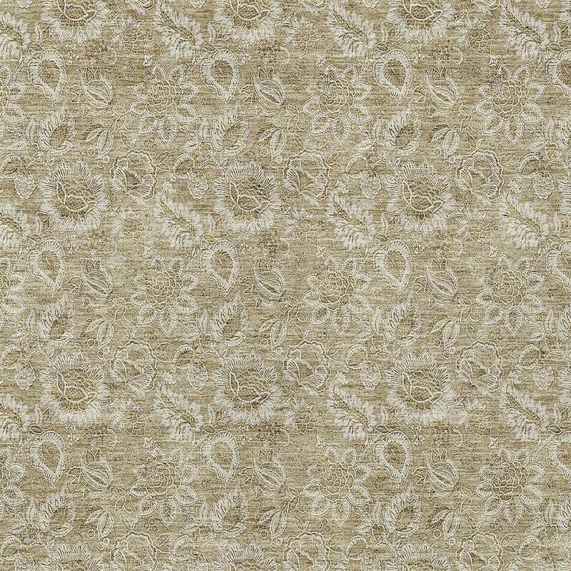 HomeRoots Floral Transitional Rectangle Outdoor Rug