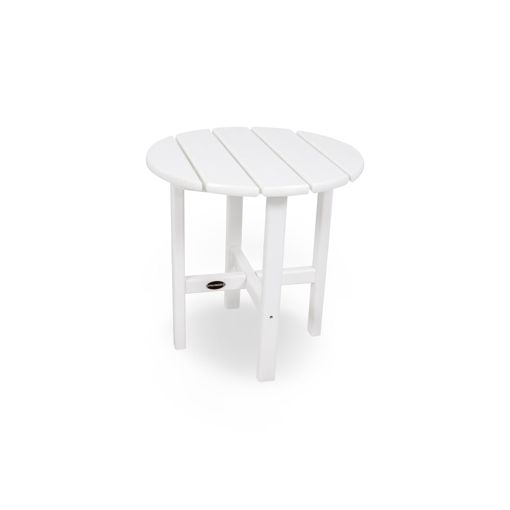Polywood white side sale table