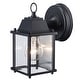 preview thumbnail 3 of 9, Trans Globe Lighting Purisima Mission 1 Light Lantern Outdoor Wall