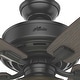 preview thumbnail 7 of 24, Hunter 52" Bennett Ceiling Fan with Bowl LED Light Kit and Handheld Remote - Transitional, Modern Farmhouse