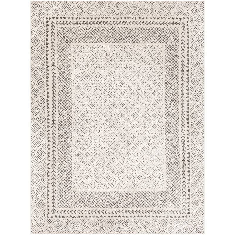 Artistic Weavers Tiffany Grey Bohemian Border Area Rug