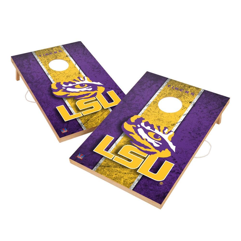 Vintage LSU Louisiana State Tigers 2x4 Tailgate Cornhole Boards