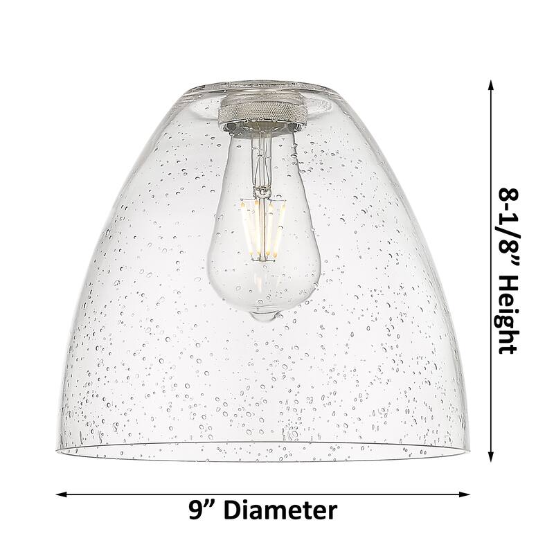 Innovations Lighting Downtown Urban - Crown Point - 1 Light 9" Bristol Flush Mount Light