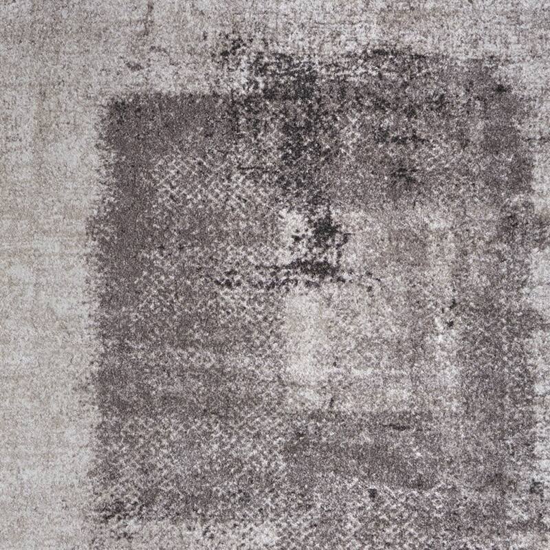HomeRoots Abstract Industrial Rectangle Area Rug