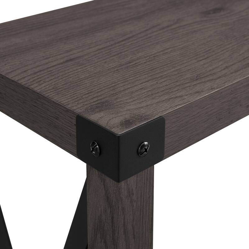Middlebrook Kujawa 46-inch Wide X-frame Farmhouse Entry Table