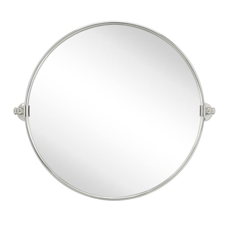 TEHOME Adlina Round Metal Wall Mirror - 24'' x 24''