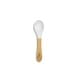 preview thumbnail 6 of 11, Baby Spoon Regular Scoop Bamboo & Silicone 2 Pack White