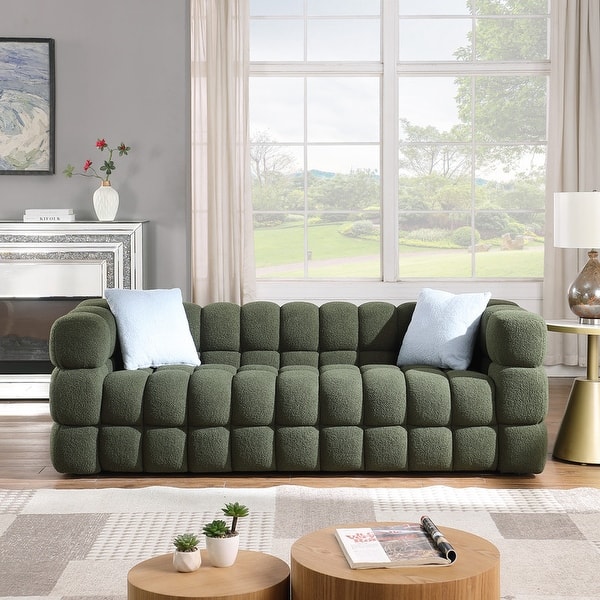 Plush Teddy Sofa, Double Seat, Triple Seat Choice - On Sale - Bed Bath & Beyond