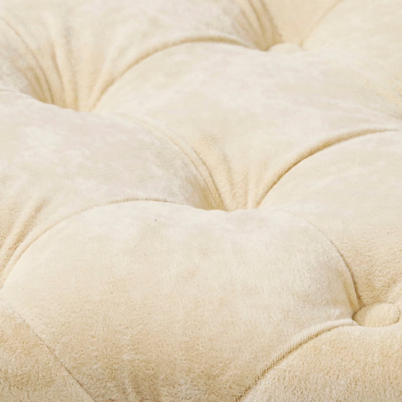 Modern Velvet Ottoman for Living Room, Bedroom, Entrance