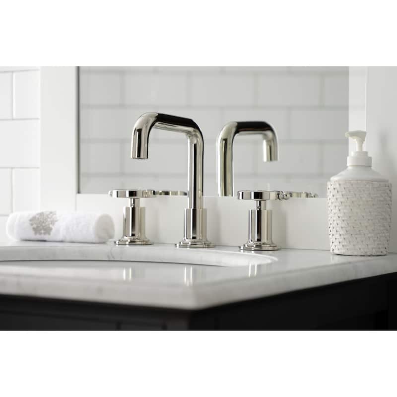Kingston Brass Belknap 1.2 GPM Widespread Bathroom Faucet with Pop-Up