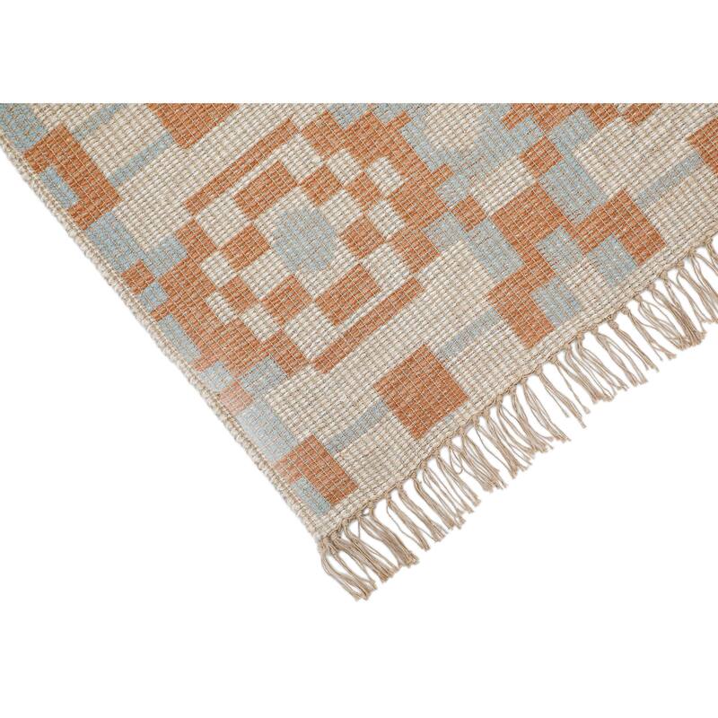 Terra by Obeetee Aurora Red Rug