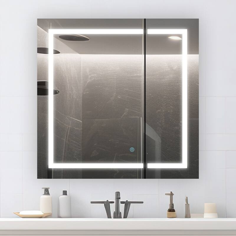 Medicine Cabinet With Light 30W x 30H x 5D - 30"x30"