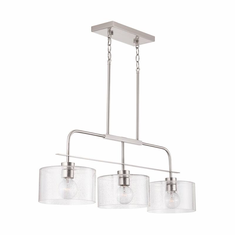 Jake 3-light Linear Island Fixture/ Chandelier
