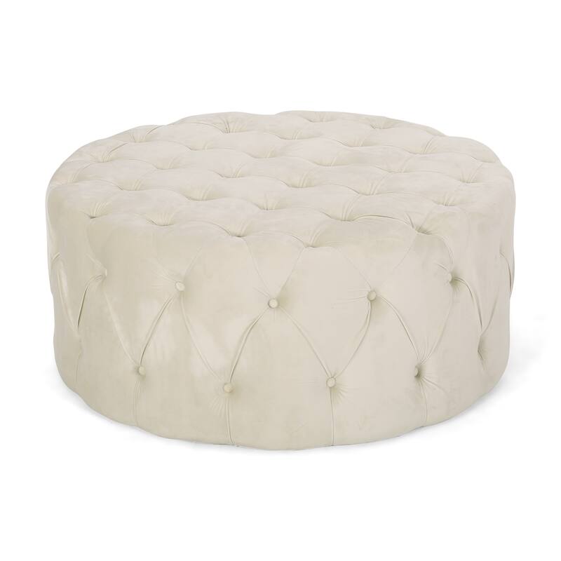 Elegant Design Ottoman with Velvet ,suit a variety of stylish home Settings