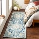 preview thumbnail 57 of 64, Artistic Weavers Hal Vintage Boho Traditional Pink Medallion Area Rug 2'7" x 7'6" Runner - Navy