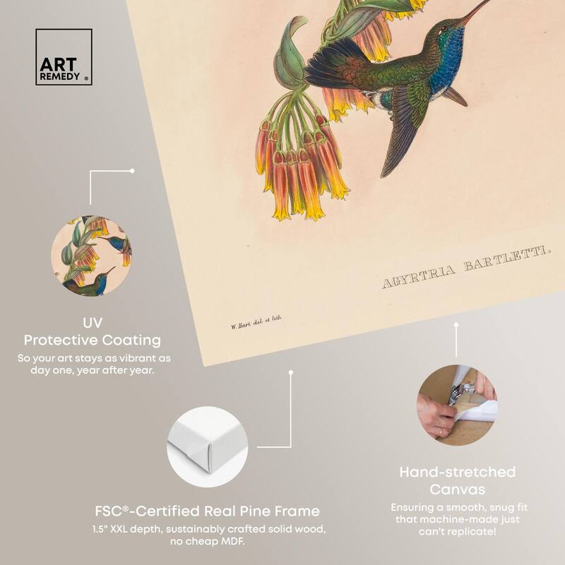 Hart Bartlett Emerald Canvas by Art Remedy, Gallery Wrapped