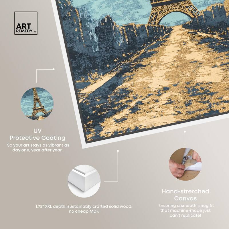 Textured Paris Embroidery Canvas by Art Remedy