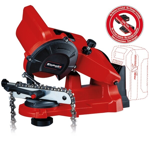 Einhell GE-CS 18 Li 18-Volt Power X-Change Cordless Chainsaw Sharpener, Tool Only